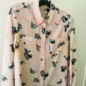 Coach lightweight silk shirt